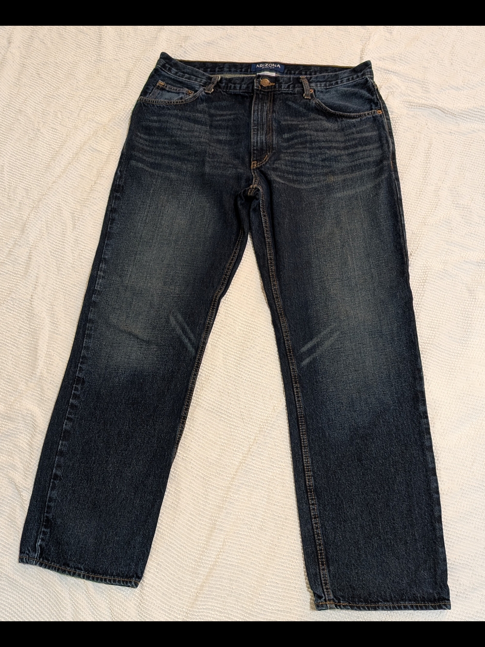 Arizona Jean Company Men’s Dark Wash Straight Jeans